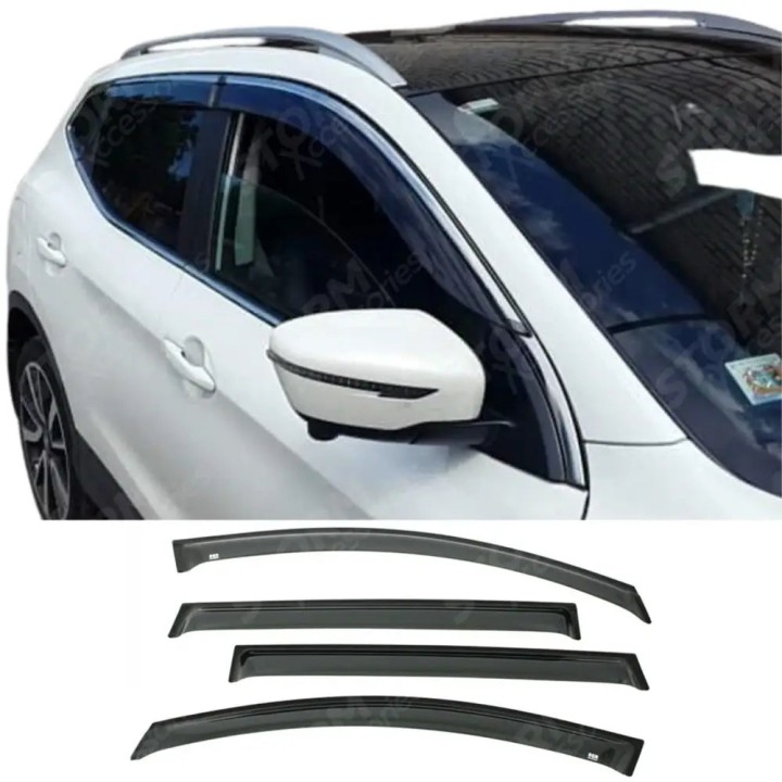 Wind Deflectors, EGR Genuine External, Nissan Qashqai 2014 - Present - EDK.ro