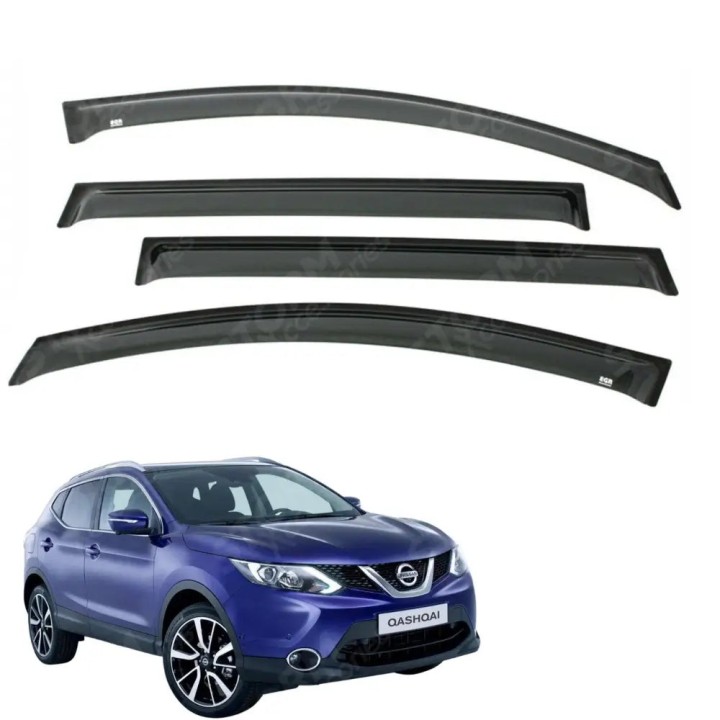 Wind Deflectors, EGR Genuine External, Nissan Qashqai 2014 - Present - EDK.ro