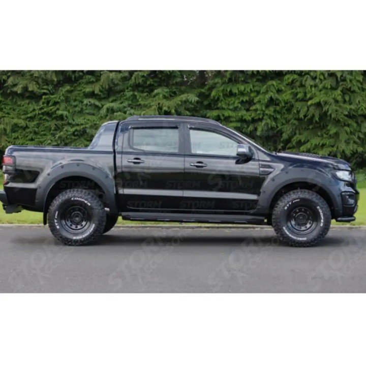 Set 4 Paravânturi, EGR Montaj Exterior, Ford Ranger Cabină Dublă 2012 - 2022 - EDK.ro