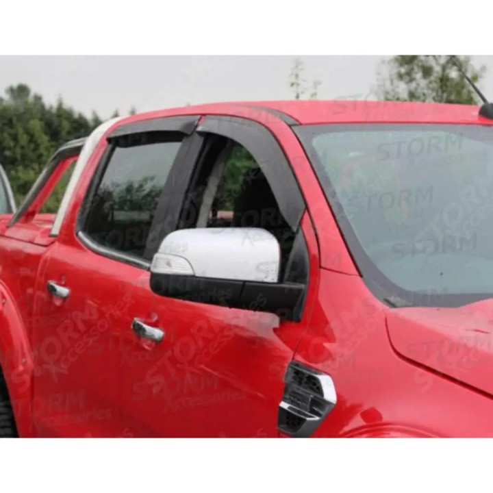 Set 4 Paravânturi, EGR Montaj Exterior, Ford Ranger Cabină Dublă 2012 - 2022 - EDK.ro