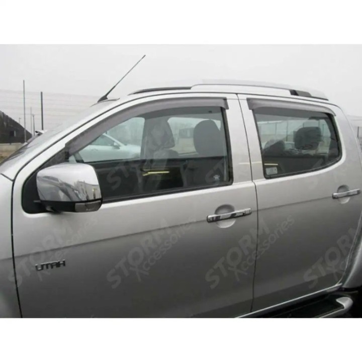 Set 4 Paravânturi, EGR Montaj Exterior, Isuzu D-Max Cabină Dublă 2012 - Prezent - EDK.ro