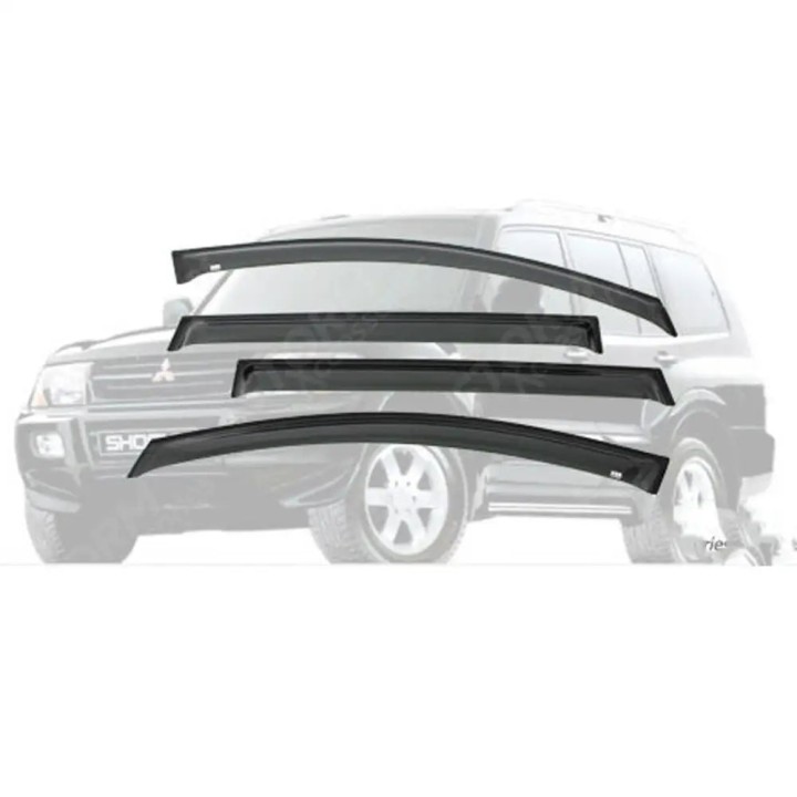 Set 4 Paravânturi, EGR Montaj Exterior, Mitsubishi Pajero 2000 - 2014 - EDK.ro