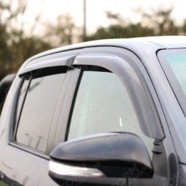 Set 4 Paravânturi, EGR Montaj Exterior, Toyota Hilux Cabină Dublă 2016 - 2026 - EDK.ro