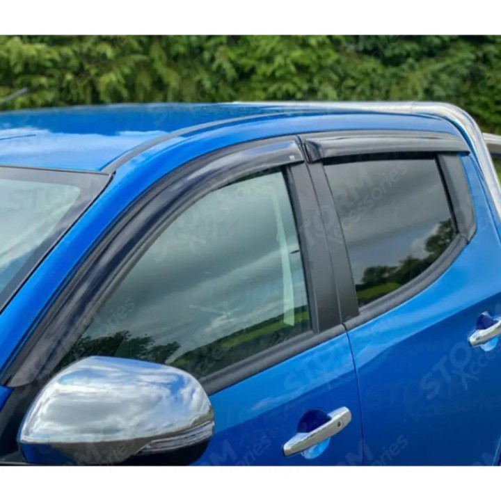 Set 4 Paravânturi, EGR Exterior pentru - 6, Mitsubishi L200, Fiat Fullback Cabină Dublă 2015 - Prezent - EDK.ro