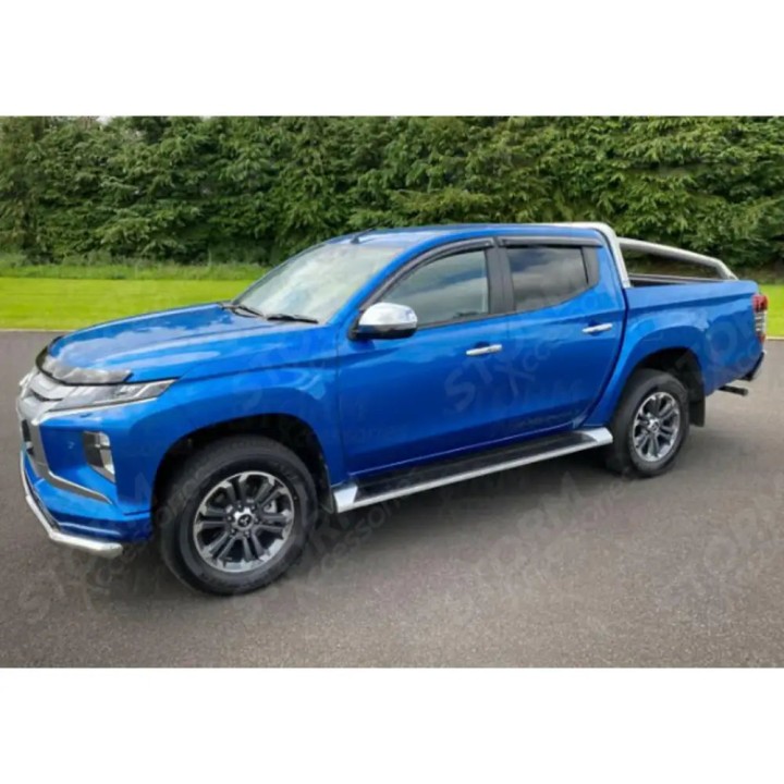 Wind Deflectors Set of 4, EGR External for - 6, Mitsubishi L200, Fiat Fullback Double Cab 2015 - Present - EDK.ro