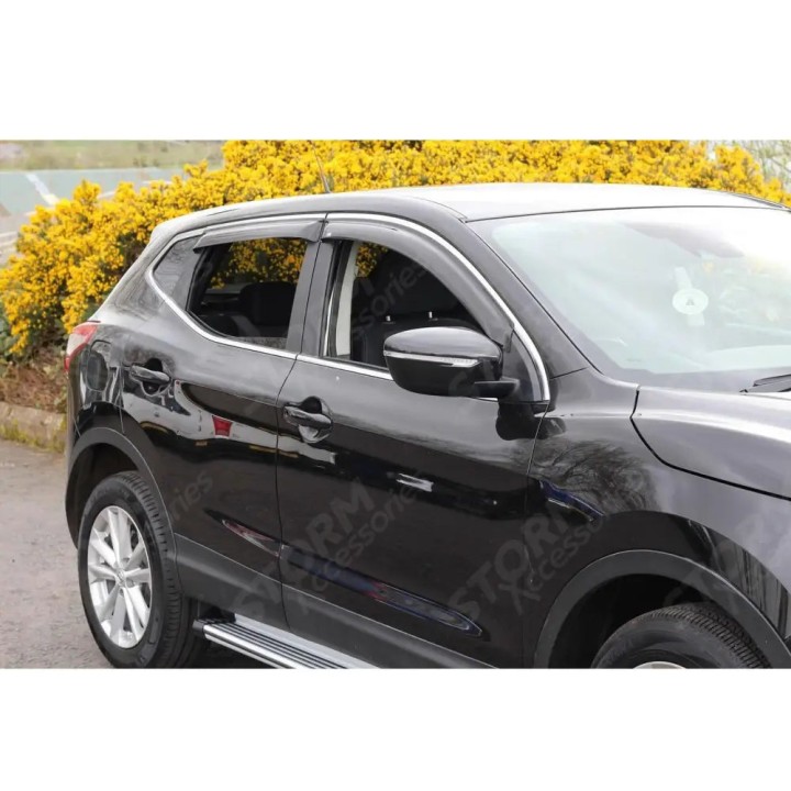 Wind Deflectors Set of 4, EGR External, Nissan Qashqai 2014 - Present - EDK.ro