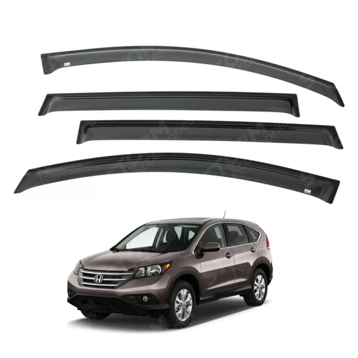 Wind Deflectors Set of 4, EGR External Set for CRV, Honda CR-V 2012 - 2015 - EDK.ro