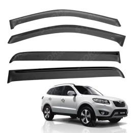 Deflectoare Quad Wins Externe Compatibile, EGR, Hyundai Santa Fe 2012 - 2015 - EDK.ro