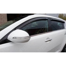 Wind Deflectors Set of 4, EGR External Fit, Hyundai ix35 2010 - 2015 - EDK.ro