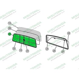 Replacement Part - Front Sliding Window, Alpha - EDK.ro