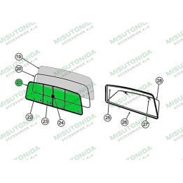 Replacement Part - Front Sliding Window, Alpha - EDK.ro