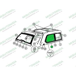 Replacement Part - Left Pop-Out Window, Alpha - EDK.ro