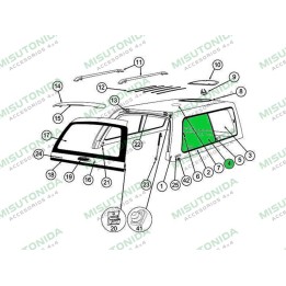 Replacement Part - Left Sliding Window, Alpha - EDK.ro