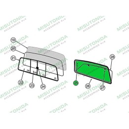 Replacement Part - Front Hinged Window, Alpha - EDK.ro