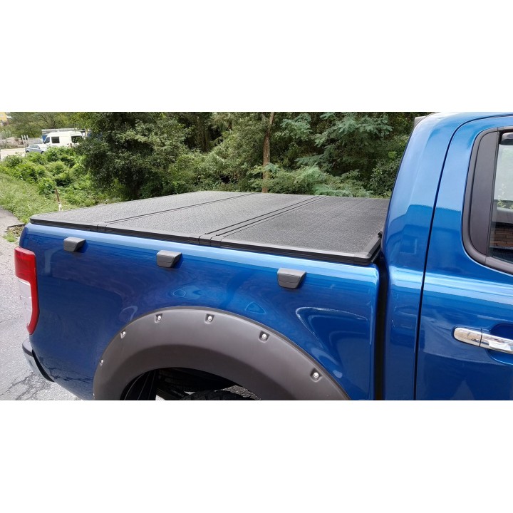Lid Tonneau Bed Cover, Otros Fabricantes Tri-Fold, Ford Ranger Raptor Double Cab 2012 - 2022 - EDK.ro