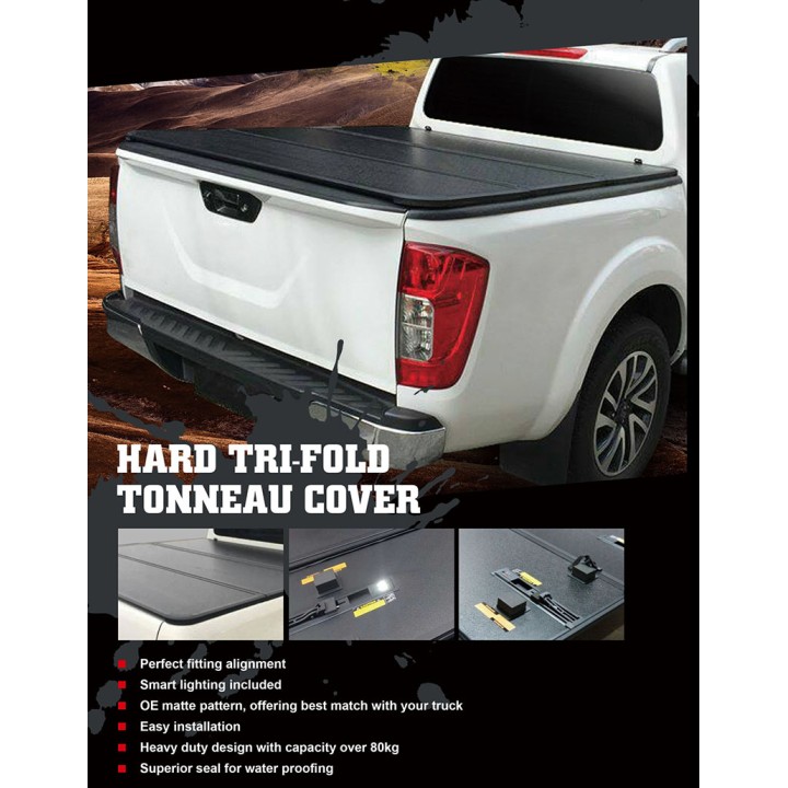 Închidere de Benă Tip Capac, Otros Fabricantes Tri-Fold, Nissan Navara Cabină Dublă 2015 - Prezent - EDK.ro