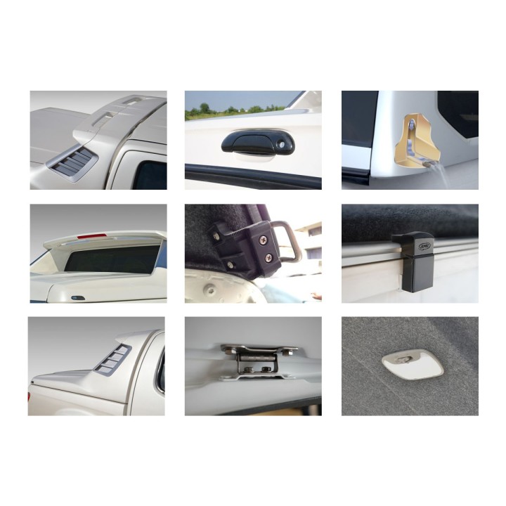 Fullbox Bed Cover, Alpha SC-R, Isuzu D-Max 2020 - Present - EDK.ro