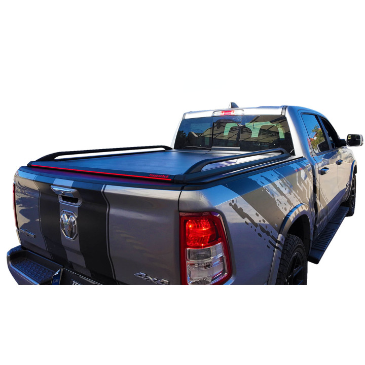 Spring Assisted Roll Top Tonneau Bed Cover, Tessera 4x4 Roll+, Dodge RAM 1500 Bed Length 6.4 Feet 2019 - Present - EDK.ro