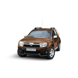 Bullbar Omologat RAR, Steeler 4x4 Low Spoiler Bar, Culoare Negru, Dacia Duster 2010 - 2014 - EDK.ro