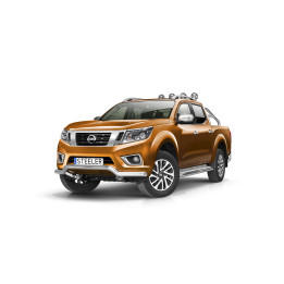 Bullbar Omologat RAR, Steeler 4x4 Low Spoiler Bar, Culoare Argintiu, Nissan Navara 2015 - Prezent - EDK.ro