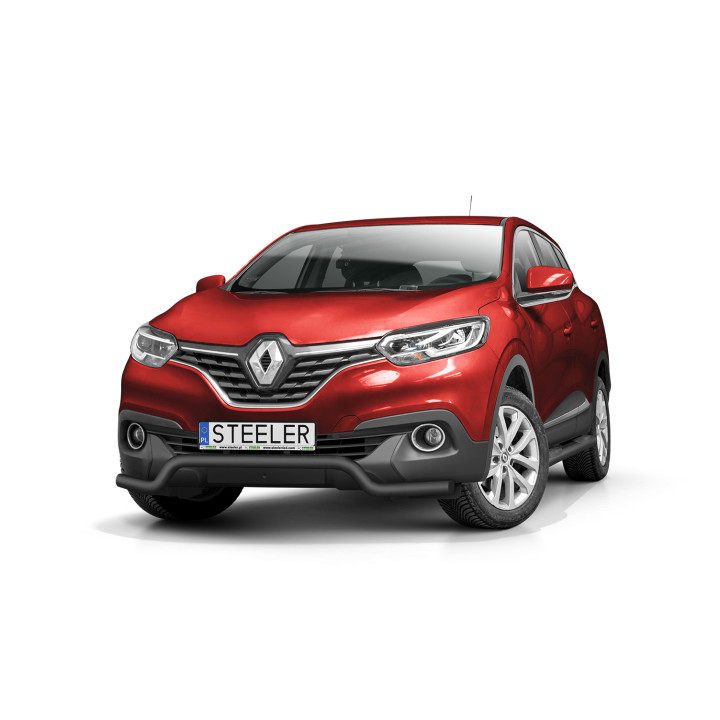 Bullbar Omologat RAR, Steeler 4x4 Low Spoiler Bar, Culoare Negru, Renault Kadjar 2016 - 2018 - EDK.ro