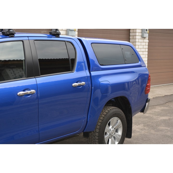 Hardtop Bed Cover, Aeroklas ABS Stylish, Toyota Hilux Double Cab 2016 - 2026 - EDK.ro