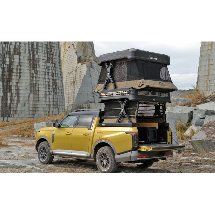 Kit Suporturi de Montare, WildLand WINGMAN X Plafon Tent (Requires Support ), Ford Ranger, Toyota Hilux Raptor 2016 - 2026 - EDK
