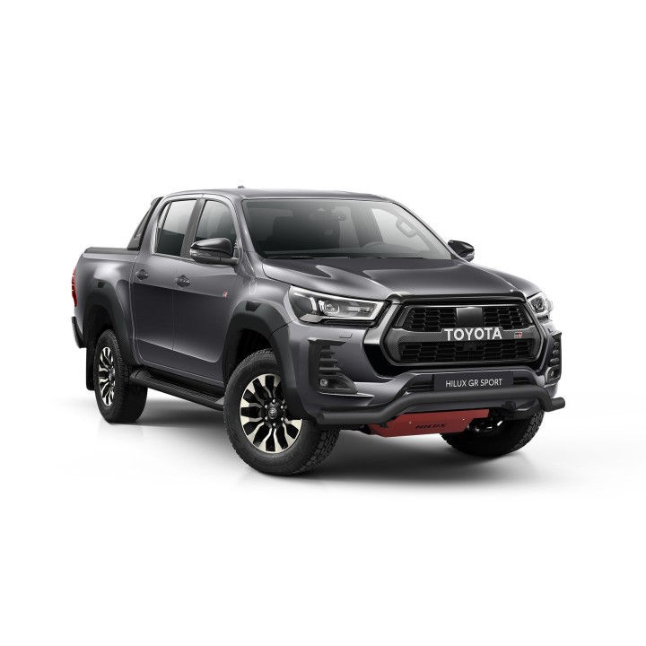 Bullbar Omologat RAR, Steeler 4x4 Low Spoiler Bar, Culoare Argintiu, Toyota Hilux 2021 - Prezent - EDK.ro
