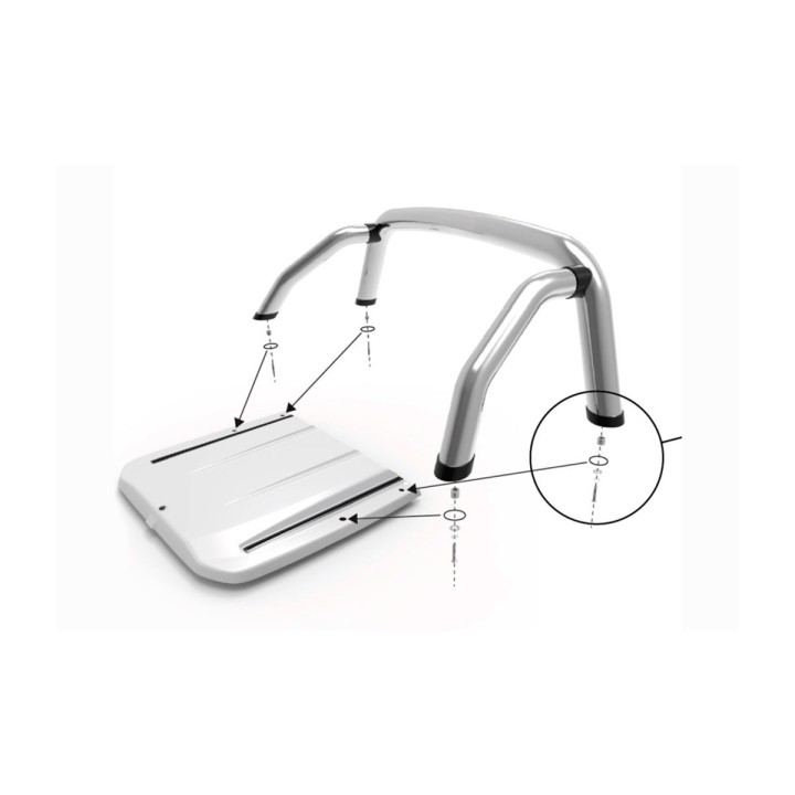 Rollbar Inox, Proform, Volkswagen Amarok 2010 - 2022 - EDK.ro