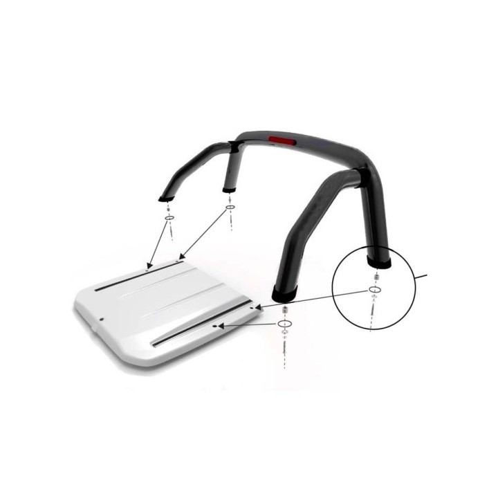 Stainless Steel Rollbar, Proform - EDK.ro