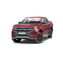 EC Homologated Bullbar, Steeler 4x4 Low Spoiler Bar, Color Silver, Volkswagen Amarok 2023 - Present - EDK.ro