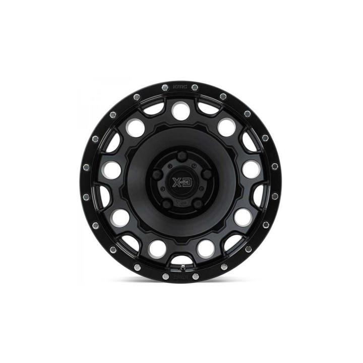 Jantă de Aluminiu, KMC XD HOLESHOT, 17x8.5, ET 34, 5x120, 72.56, Negru - EDK.ro