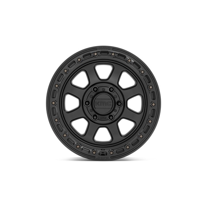 Jantă de Aluminiu, KMC KM548 CHASE, 20x9.0, ET 18, 5x127, 71.50, Negru - EDK.ro