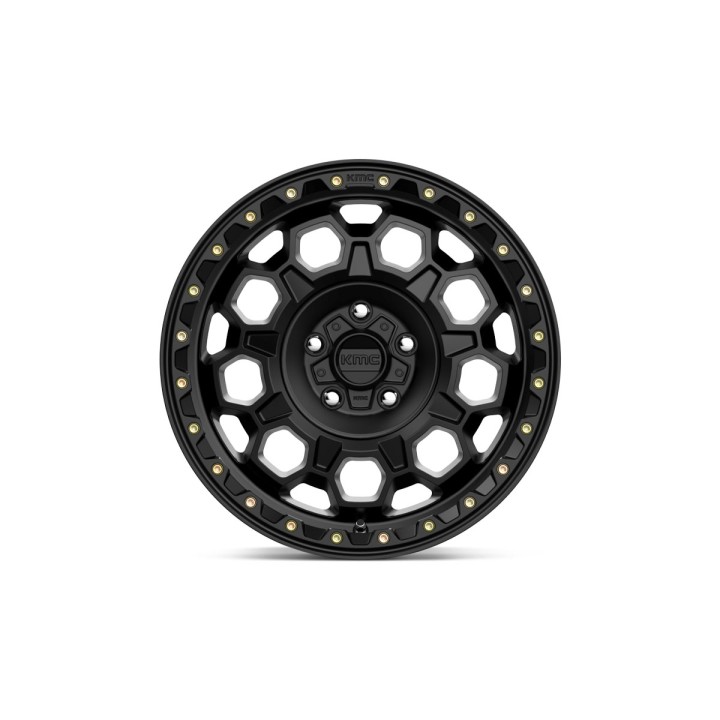 Alloy Wheel, KMC KM545 TREK, 17x9.0, ET 18, 5x127, 71.50, Black - EDK.ro