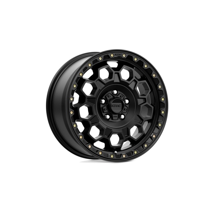 Alloy Wheel, KMC KM545 TREK, 17x8.0, ET 35, 6x139.7, 100.30, Black - EDK.ro
