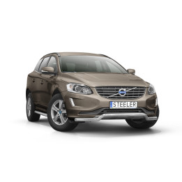 EC Homologated Bullbar, Steeler 4x4 Low Spoiler Bar, Color Silver, Volvo XC60 2014 - 2017 - EDK.ro