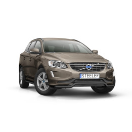 EC Homologated Bullbar, Steeler 4x4 Low Spoiler Bar, Color Black, Volvo XC60 2014 - 2017 - EDK.ro