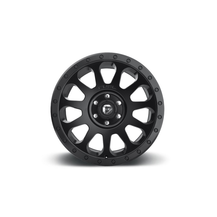 Alloy Wheel, FUEL VECTOR, 16x8.0, ET 20, 6x139.7, 108.00, Black - EDK.ro
