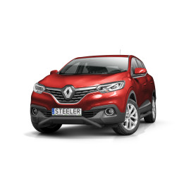 Bullbar Omologat RAR, Steeler 4x4 Narrow Low Spoiler Bar, Culoare Negru, Renault Kadjar 2016 - 2018 - EDK.ro
