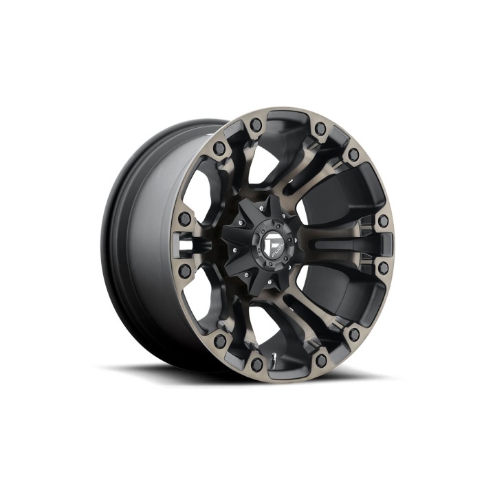 Alloy Wheel, FUEL VAPOR, 18x9.0, ET 1, 5x114.3 / 5x127, 78.10, Black - EDK.ro