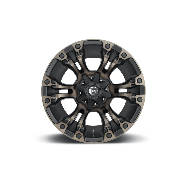 Alloy Wheel, FUEL VAPOR, 17x9.0, ET 20, 6x139.7, 106.10, Black - EDK.ro