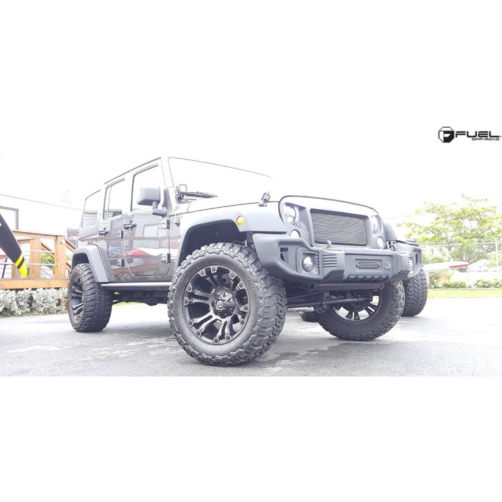 Alloy Wheel, FUEL VAPOR, 17x9.0, ET 1, 5x114.3 / 5x127, 78.10, Black - EDK.ro