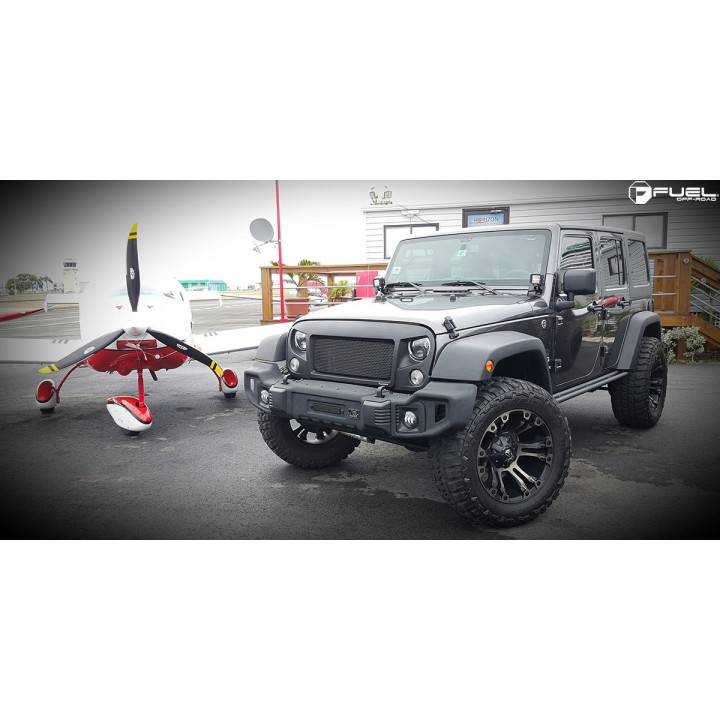 Alloy Wheel, FUEL VAPOR, 17x9.0, ET -12, 6x135 / 6x139.7, 106.10, Black - EDK.ro