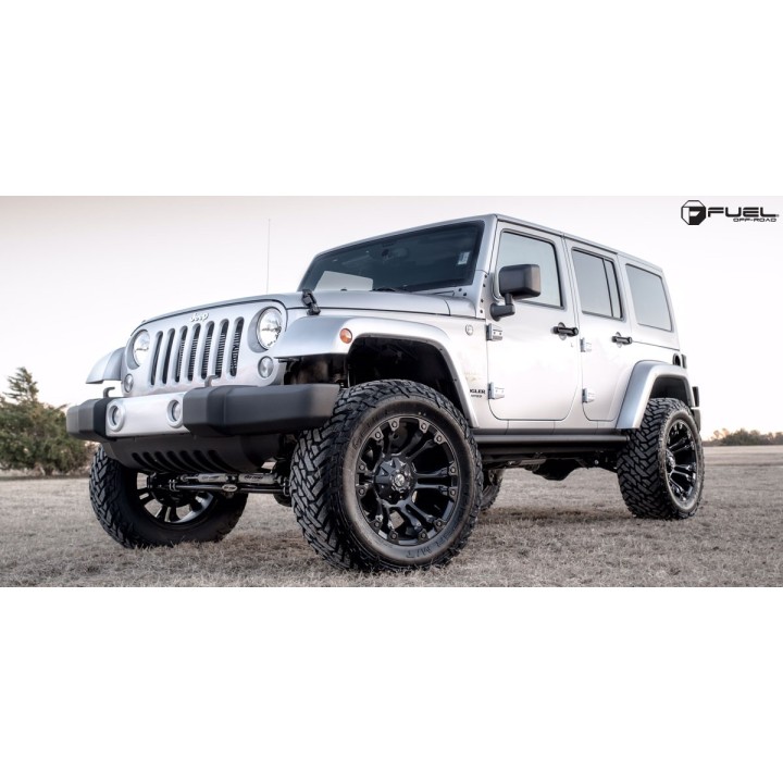 Alloy Wheel, FUEL VAPOR, 17x9.0, ET -12, 6x135 / 6x139.7, 106.10, Black - EDK.ro
