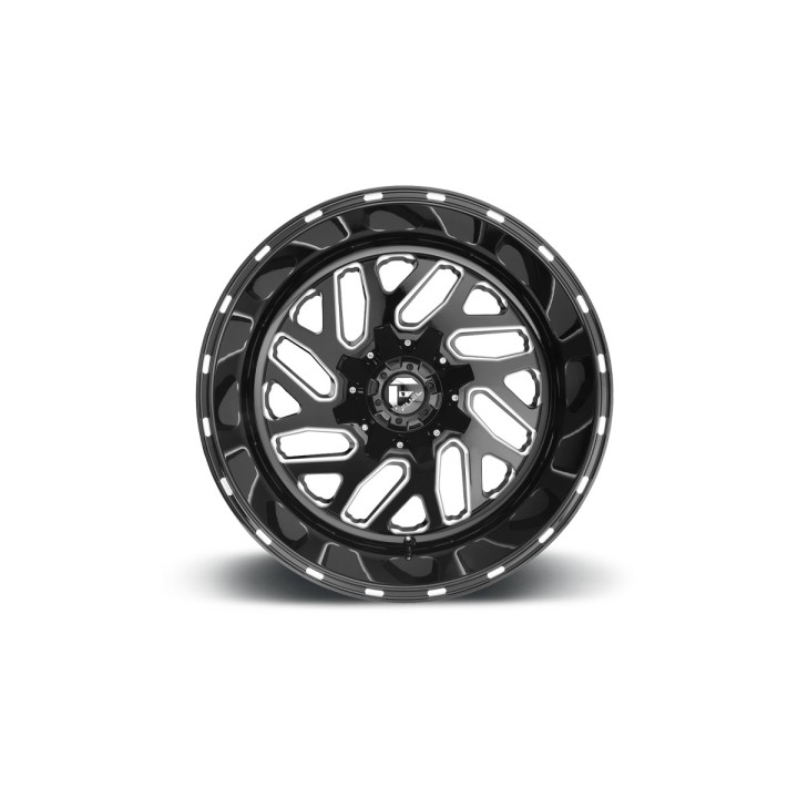 Alloy Wheel, FUEL TRITON, 22x10.0, ET 18, 5x114.3 / 5x127, 78.10, Black - EDK.ro