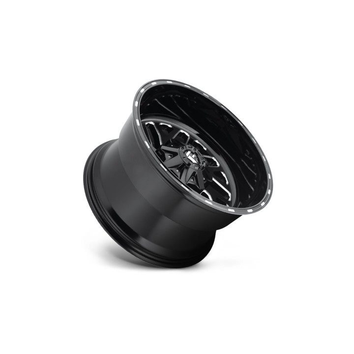 Jantă de Aluminiu, FUEL TRITON, 22x10.0, ET 18, 5x114.3 / 5x127, 78.10, Negru - EDK.ro