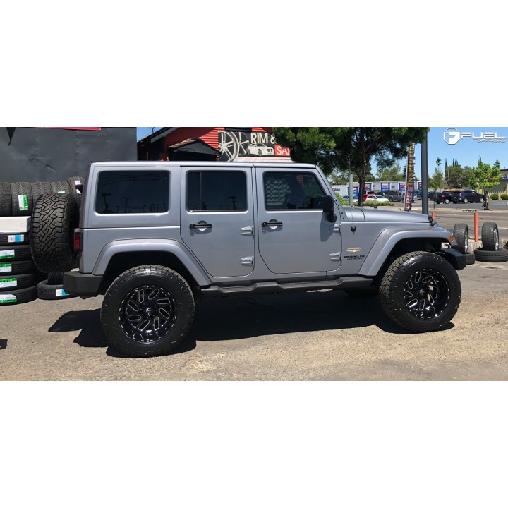 Jantă de Aluminiu, FUEL TRITON, 22x10.0, ET 18, 5x114.3 / 5x127, 78.10, Negru - EDK.ro