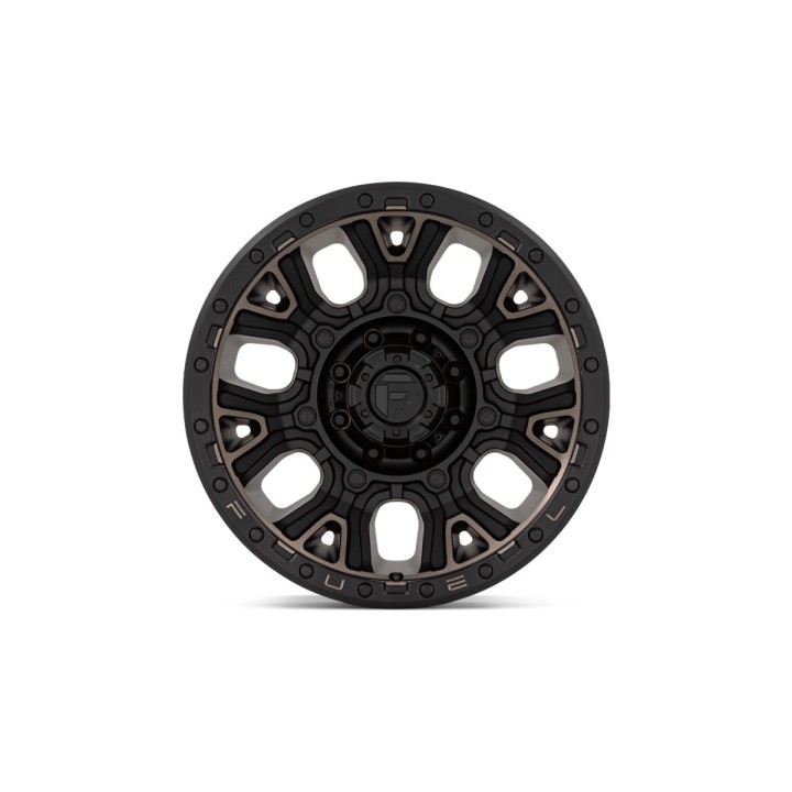 Alloy Wheel, FUEL TRACTION, 17x9.0, ET 1, 6x139.7, 106.10, Black - EDK.ro
