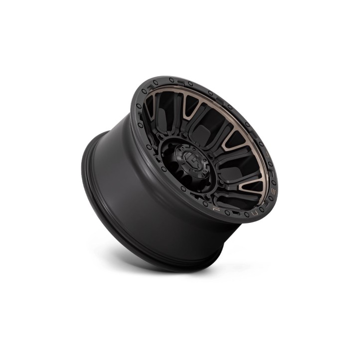 Alloy Wheel, FUEL TRACTION, 17x9.0, ET 1, 6x139.7, 106.10, Black - EDK.ro