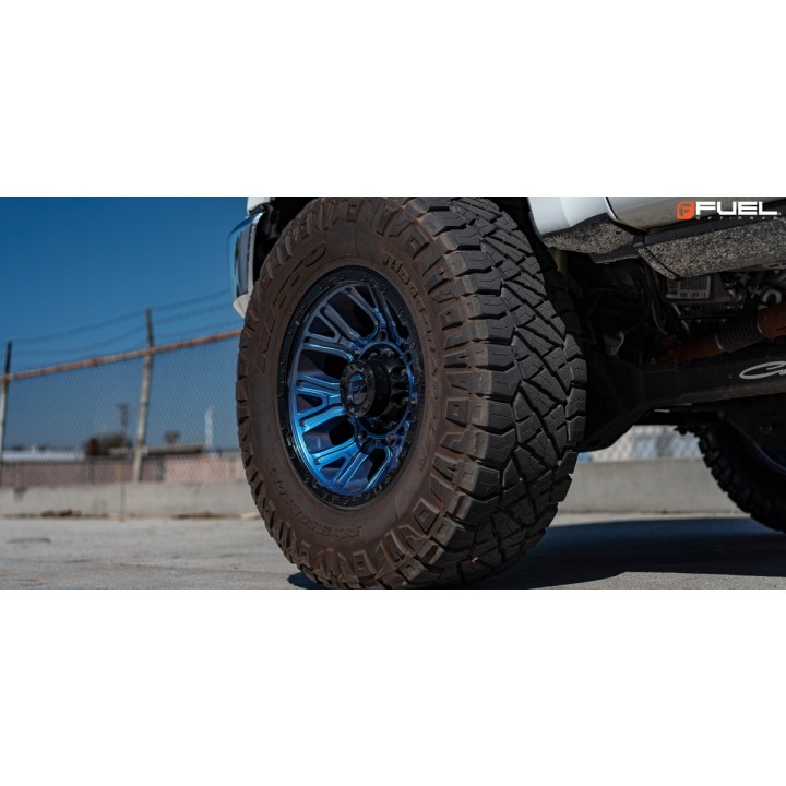 Alloy Wheel, FUEL TRACTION, 17x9.0, ET 1, 6x139.7, 106.10, Black - EDK.ro